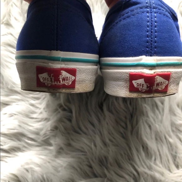 Royal Blue Vans size 7 - Picture 5 of 6